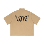 "THOUGHTS OF PAISLEY"  LOVE SHORT SLEEVE SHIRT