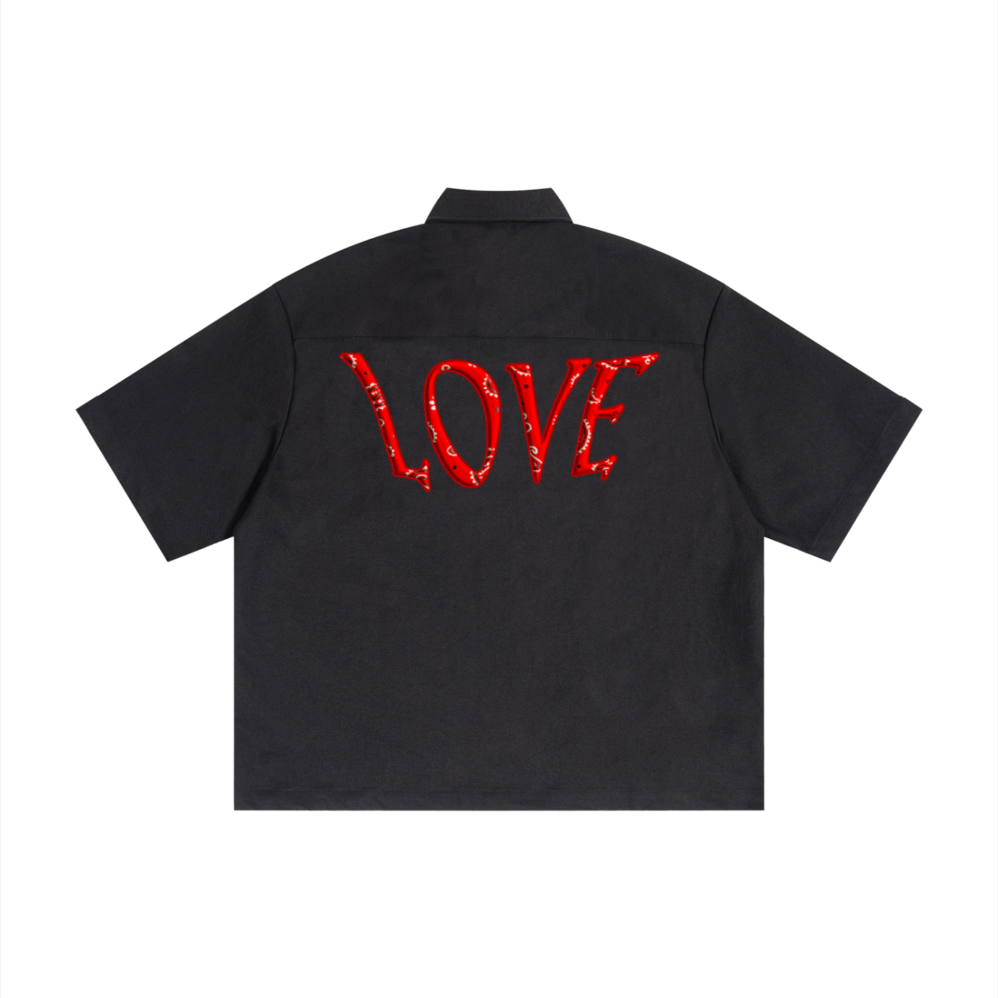 "THOUGHTS OF PAISLEY"  LOVE SHORT SLEEVE SHIRT