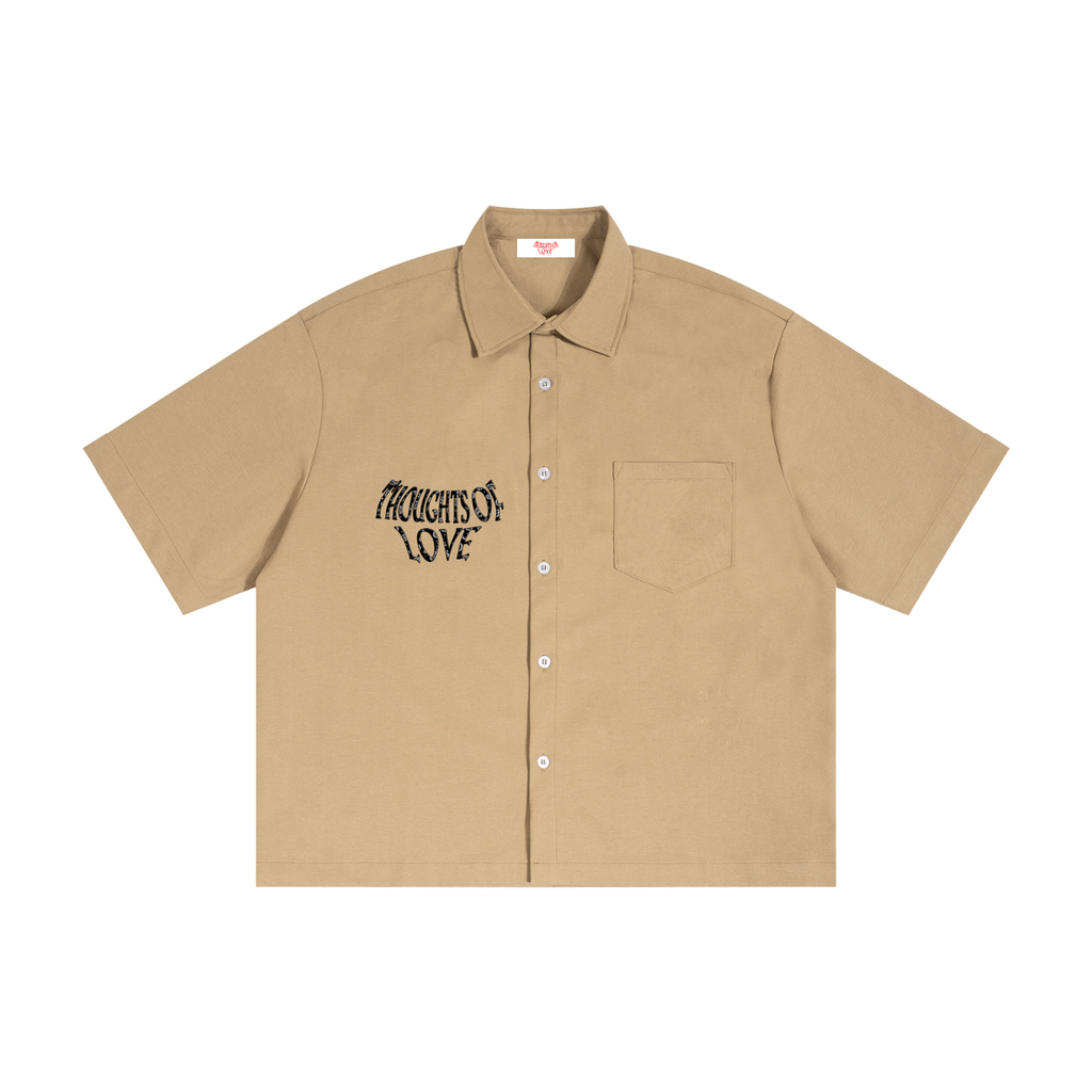 "THOUGHTS OF PAISLEY"  LOVE SHORT SLEEVE SHIRT