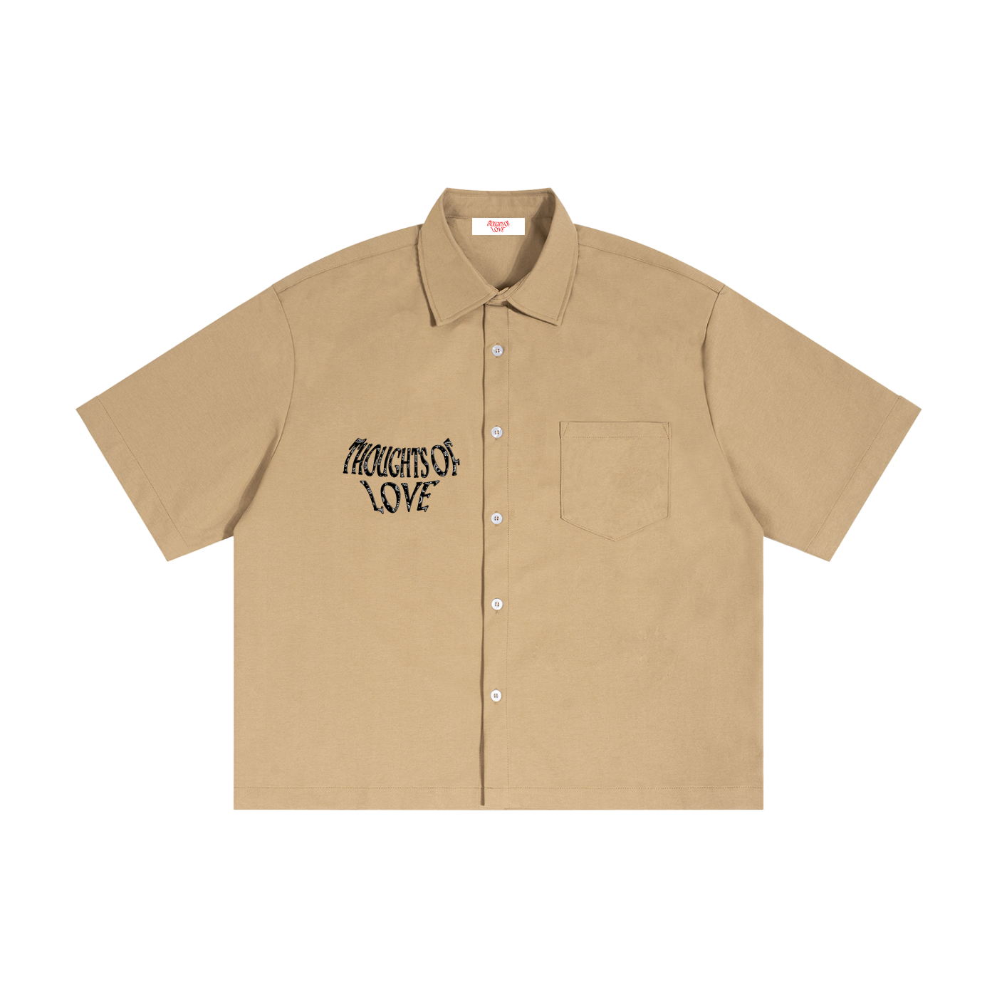 "THOUGHTS OF PAISLEY"  LOVE SHORT SLEEVE SHIRT